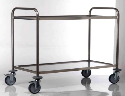 Carrello In Acciaio Inox 3 Ripiani: Robusto, Silenzioso E Perfetto Per Hotel, Cucine E Saloni!